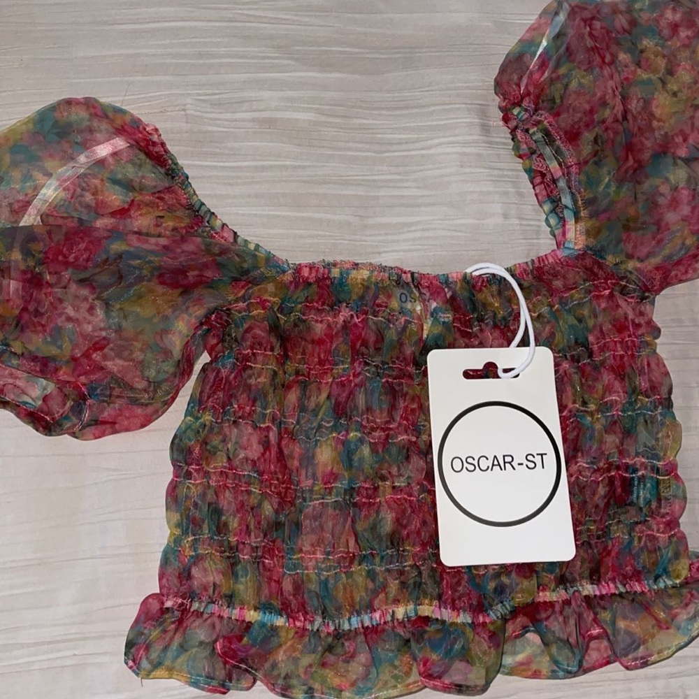 Peppermayo Oscar street floral blouse